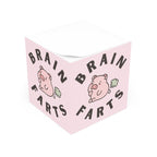 Brain Farts | Funny Sticky Note Cube