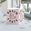 Brain Farts | Funny Sticky Note Cube