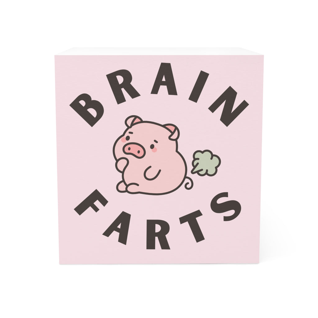 Brain Farts | Funny Sticky Note Cube