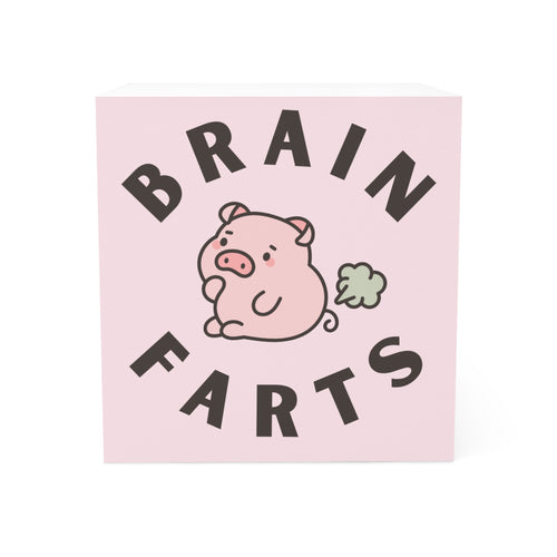 Brain Farts | Funny Sticky Note Cube